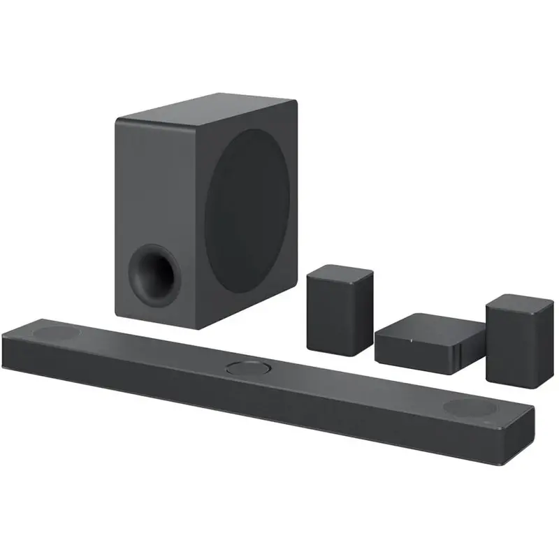 Lg S80Qr 5.1.3-Channel Sound Bar With Dolby Atmos, Bluetooth, And Wireless Subwoofer 1