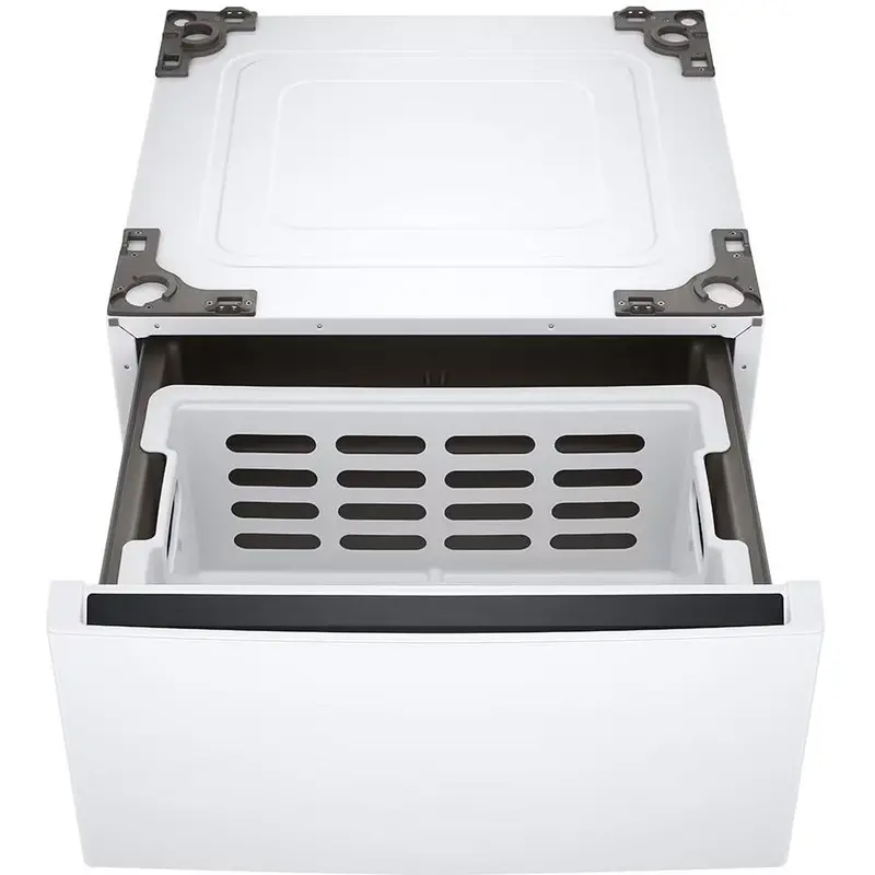 Lg Wdp6W 27-Inch Laundry Pedestal Featuring Integrated Storage Drawer 1