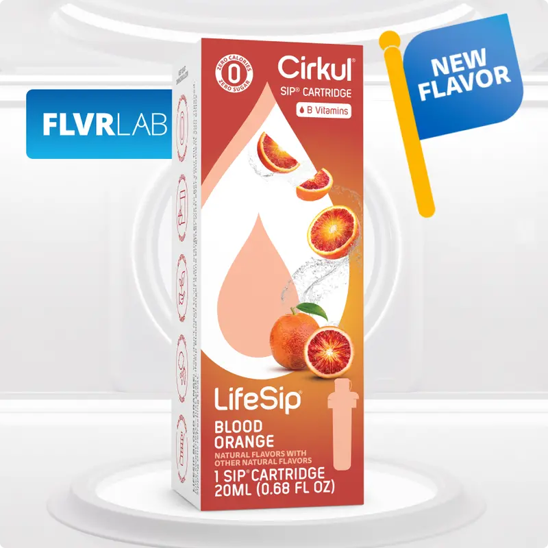 Lifesip Blood Orange Flavor Cartridge – Refreshing Citrus Taste 1