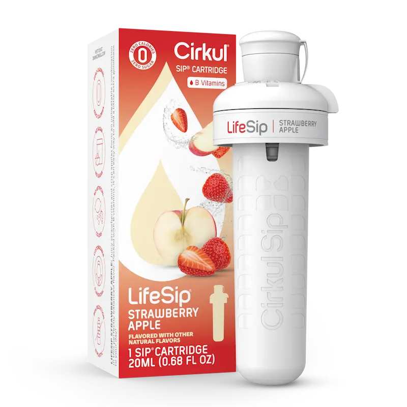 Lifesip Strawberry Apple Flavor For Cirkul Water Bottle System 1