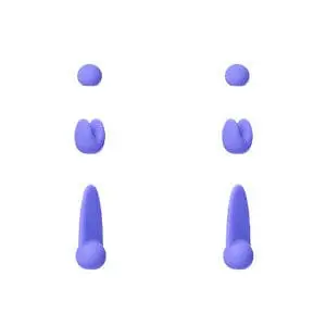 Lovense - 3 Attachments (For Hyphy) Set Of 2 1