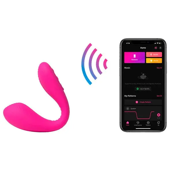 Lovense Dolce: Couple-Focused Dual-Stimulating Vibrator – Pink 1