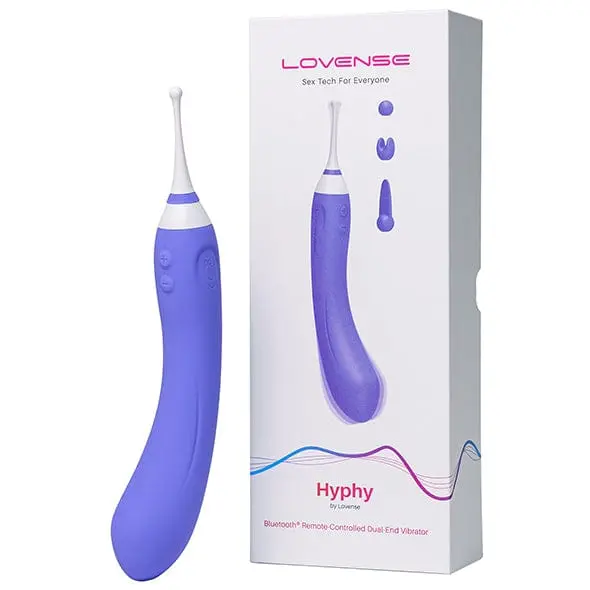 Lovense Hyphy: Dual-Ended App-Controlled Vibrator In Purple 1