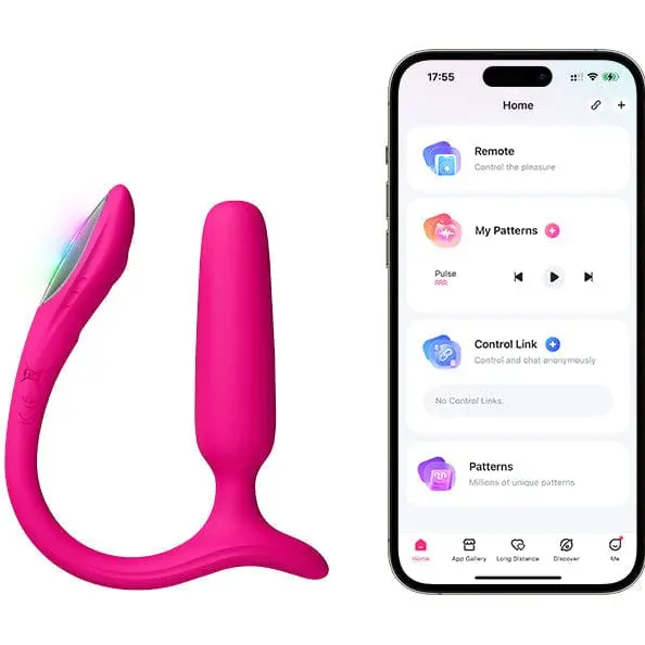 Lovense Lush Anal Plug – Beginner-Friendly Rechargeable Butt Plug In Soft Pink 1