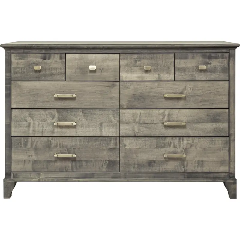 Mako Acer 10-Drawer Dresser – Solid Wood Bedroom Storage (M-5800-10-61-D) 1