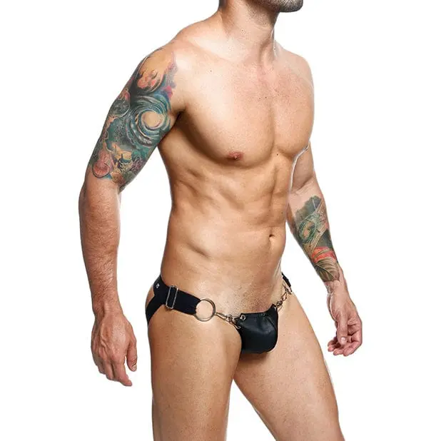 Male Basics Dungeon Snap Jockstrap – Breathable Cotton Underwear With Bold Snap Detailing 1