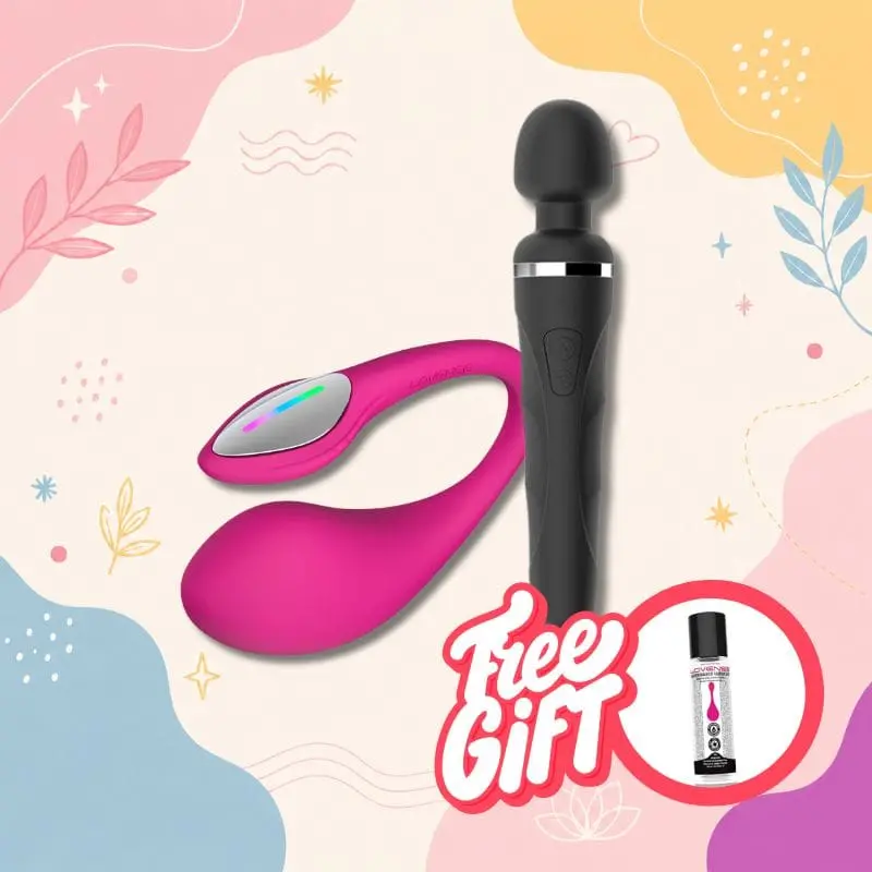 Mastur-Better Her Dual-Stim Kit – Lush 4 G-Spot Vibrator + Domi 2 Clit Massager 1