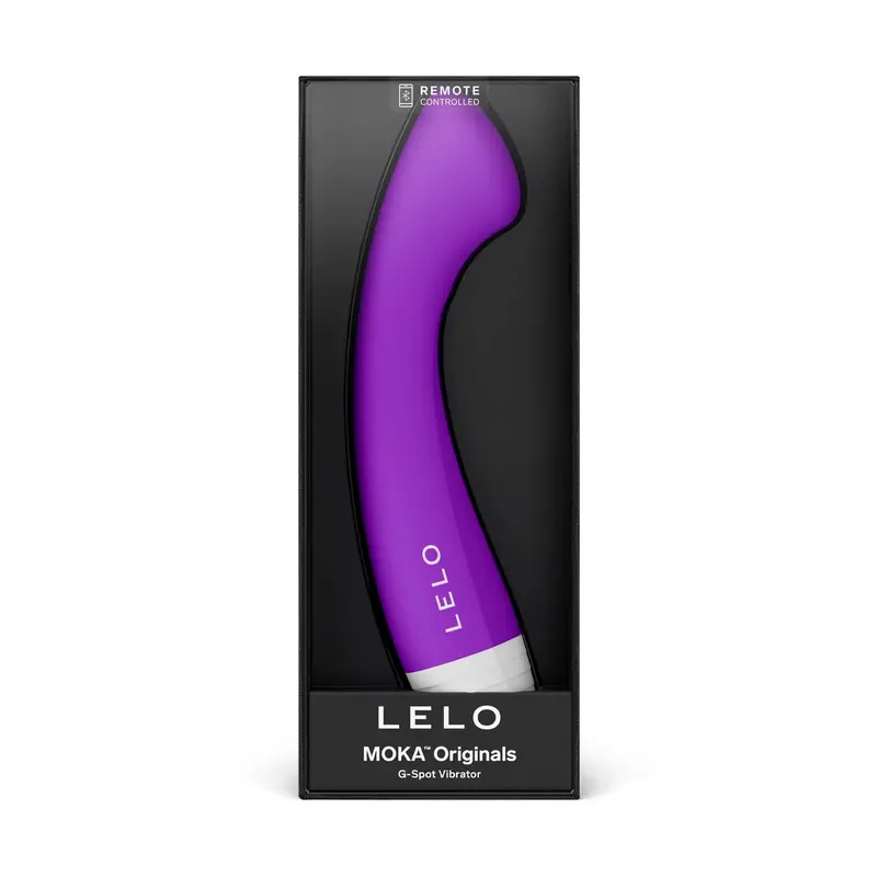 Moka G-Spot Vibrator By Lelo – Purple, App-Controlled Curved Massager With Whisper-Quiet Motors 1