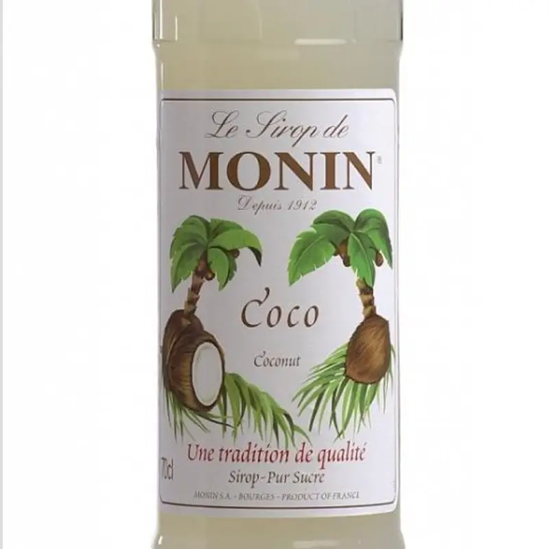 Monin Coconut Flavor Syrup – 700Ml Bar-Grade Bottle 1