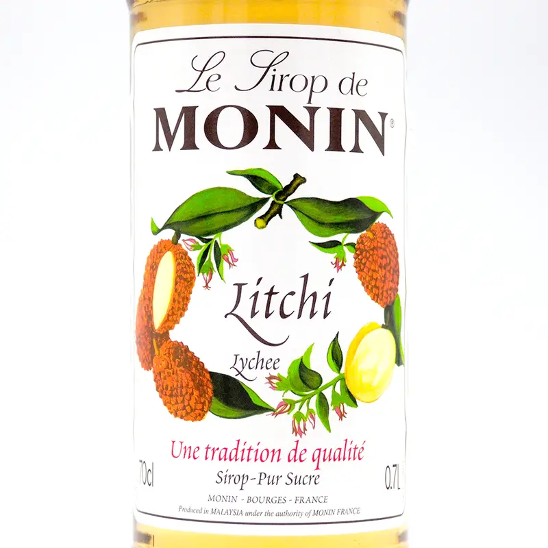 Monin Lychee Flavor Syrup – Gourmet Bar Ingredient, 700 Ml Bottle 1