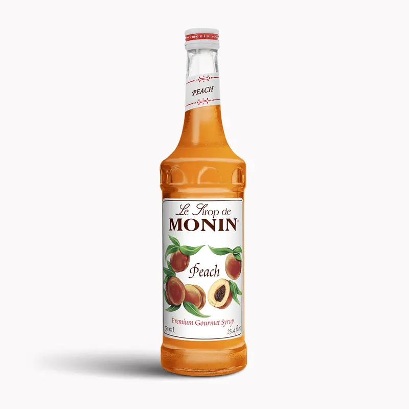 Monin Peach Syrup – 700Ml Gourmet Flavoring 1