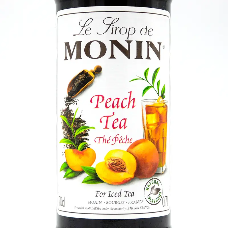 Monin Peach Tea Syrup – 700 Ml Gourmet Flavor Concentrate 1