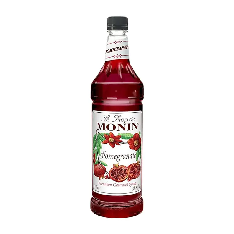 Monin Pomegranate Syrup – 700Ml Gourmet Flavor Concentrate For Cocktails & Desserts 1
