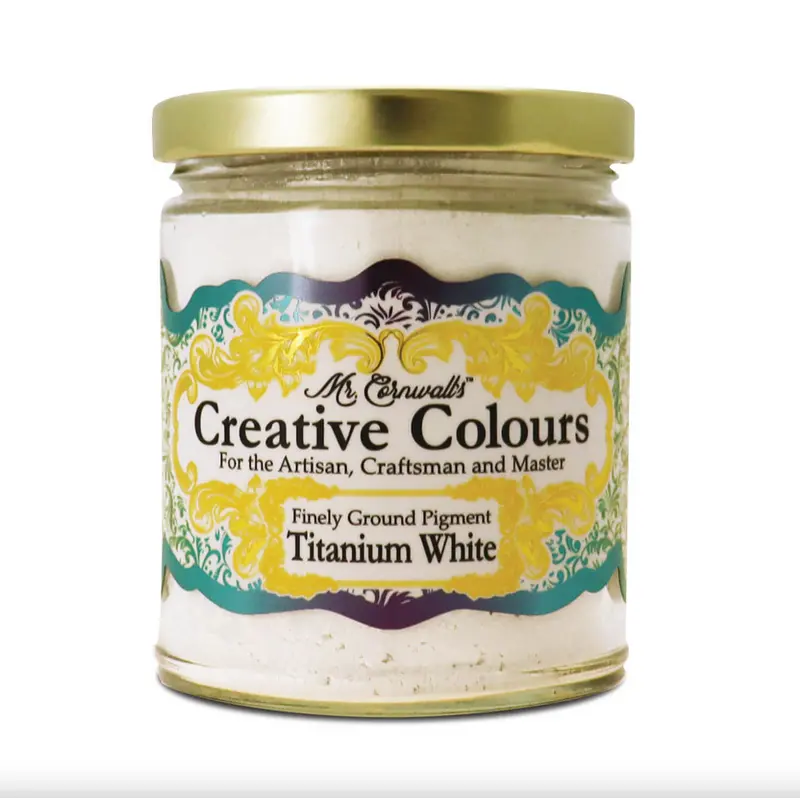 Mr. Cornwall’S Creative Colours – Titanium White Pigmented Wood Stain, 9 Oz 1