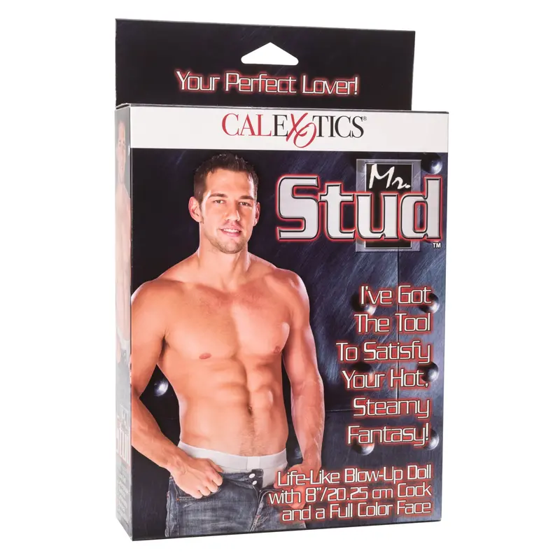Mr. Stud Inflatable Doll – Realistic Full-Body Companion With Integrated Dildo (Beige, 8") 1
