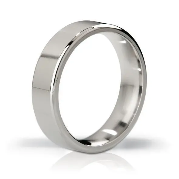 Mystim The Duke Stainless Steel Cock Ring – Polished, Adjustable Fit 1