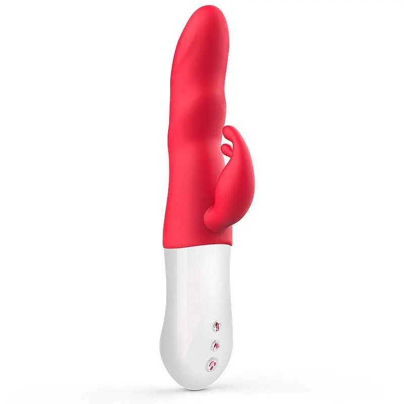 Mytoys Mybunny Rechargeable Thrusting Rabbit Vibrator (Red) 1