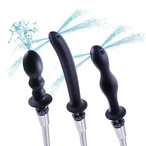 Nasstoys - H2O Hydro Anal Douche Kit (Black) 1