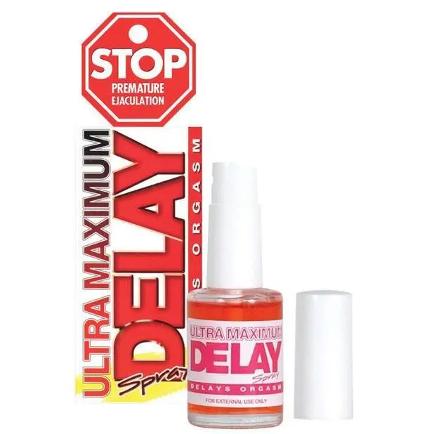 Nasstoys Stop Ultra Delay Spray – 1.5 Oz Desensitizing Formula, White Bottle 1