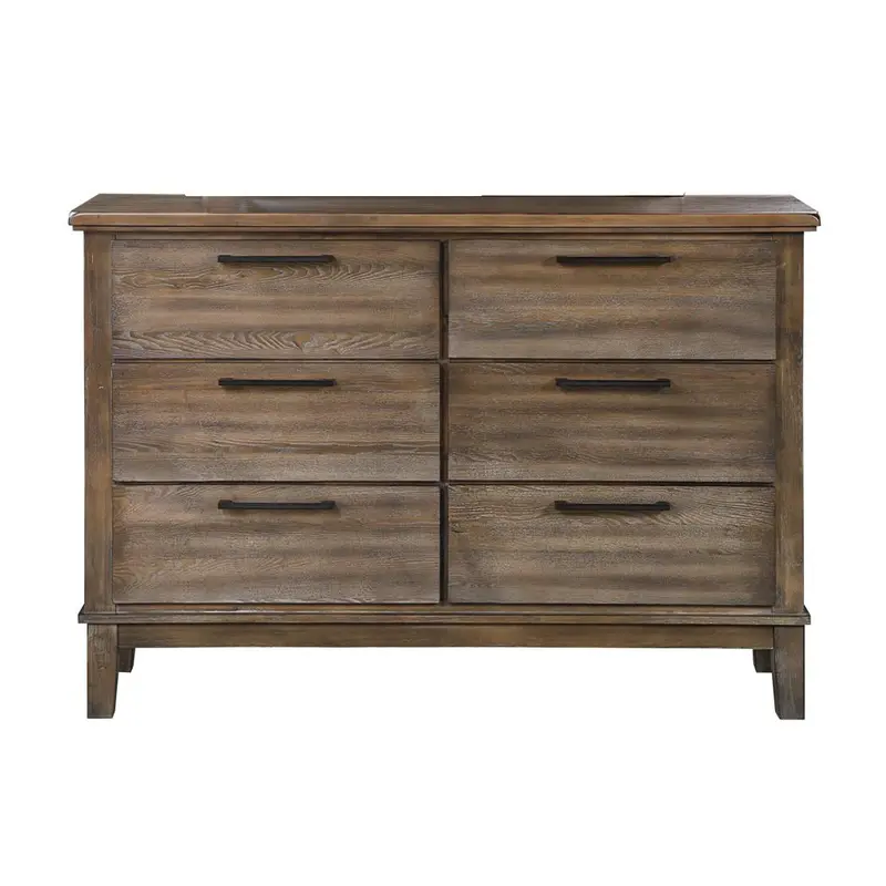 New Classic Cagney Vintage Gray Dresser With Distressed Finish 1