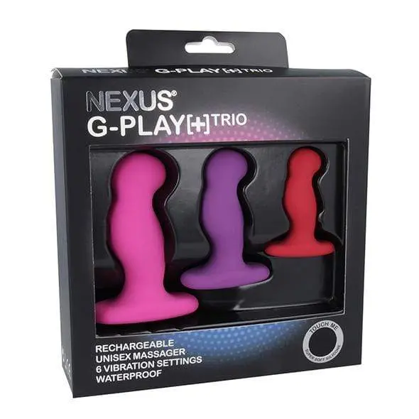 Nexus Gplay+ Trio – Unisex Rechargeable Vibrator Set For Versatile Play 1