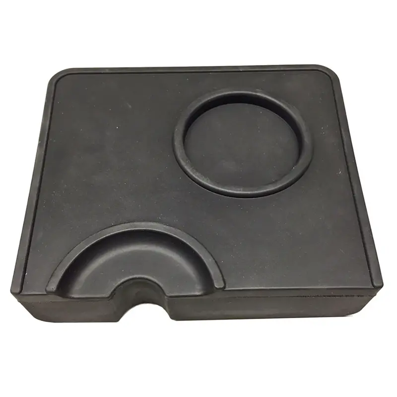 Non-Slip Tamping Mat With Integrated Portafilter Rest 1
