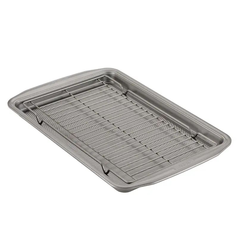 Nonstick Baking Sheet With Integrated Cooling Rack 1