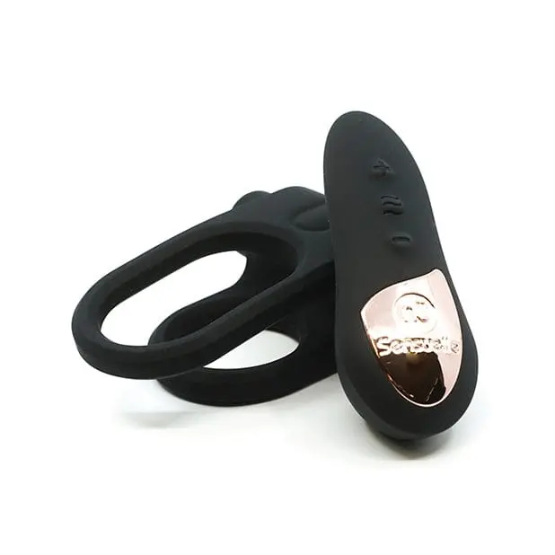 Nu Sensuelle Xlr8 Turbo Boost Remote-Control Vibrating Cock Ring – Black Silicone 1