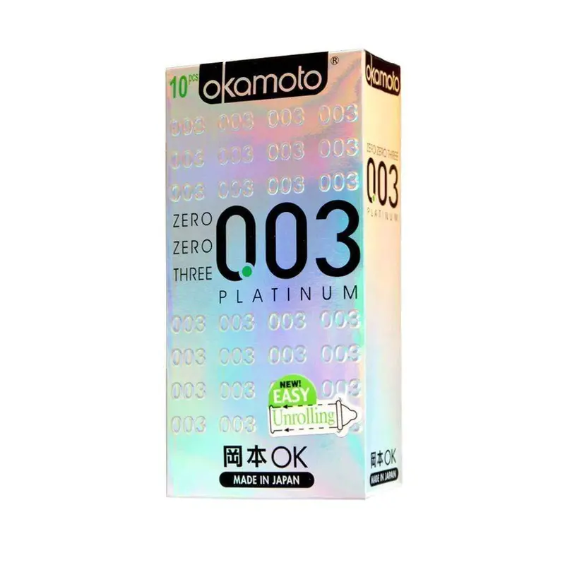 Okamoto 003 Platinum Premium Condoms 2