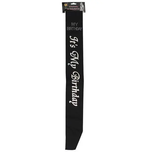 Omg International Birthday Celebration Sash – Stylish Party Accessory (Black) 1