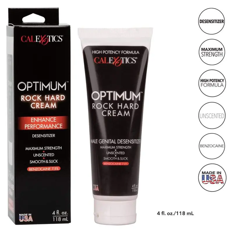 Optimum Rock Hard Desensitizing Cream – Delay Spray Alternative For Enhanced Stamina 1