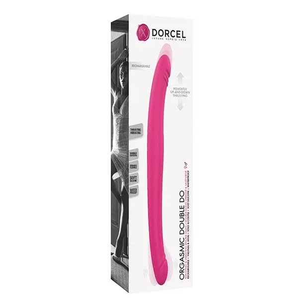 Orgasmic Double Do Thrusting Dildo By Dorcel – 16.5-Inch Dual-Action Pink Rabbit Toy 1