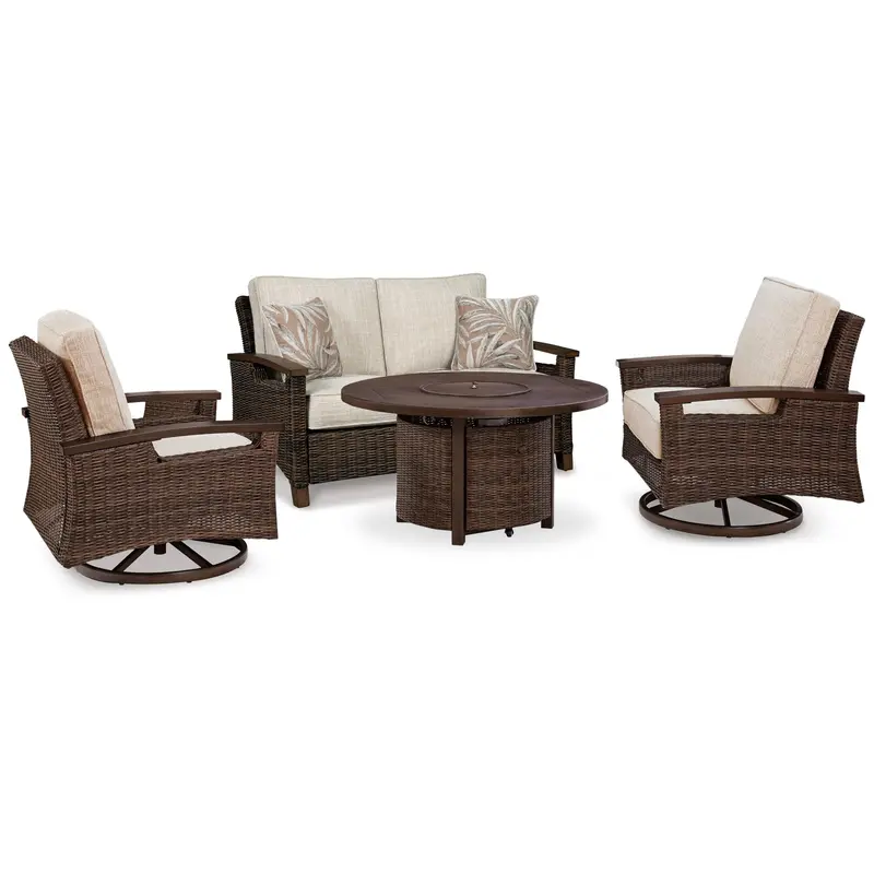 Paradise Trail 4-Piece Outdoor Seating Set By Signature Design By Ashley 1