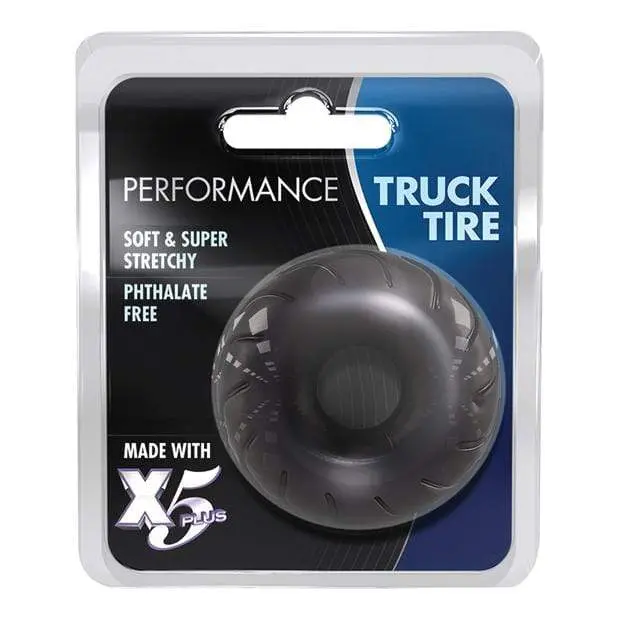 Performance Truck Tire-Inspired Cock Ring – Heavy-Duty Black C-Ring 1