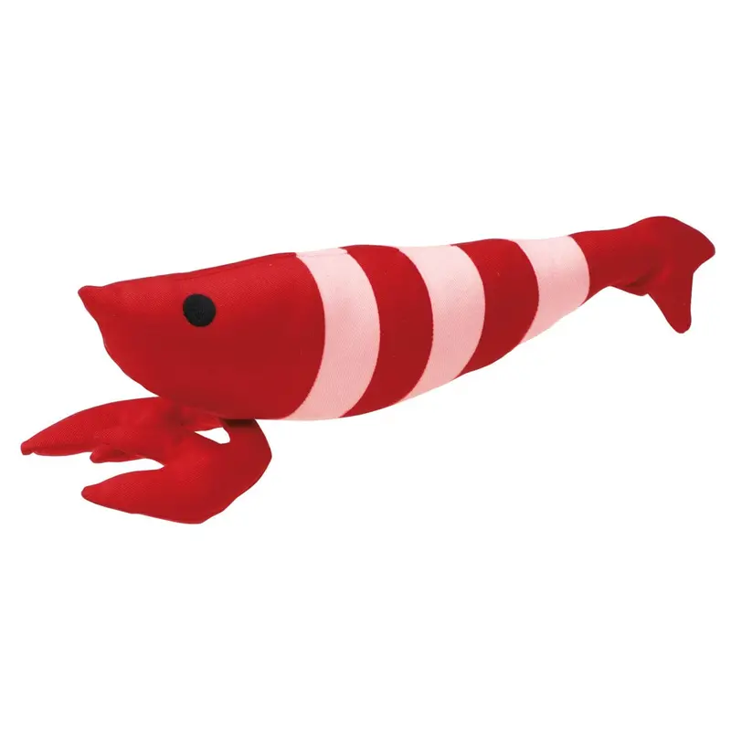 Petio Addmate Kerigurumi Shrimp-Shaped Cat Toy With Crinkle Sound 1