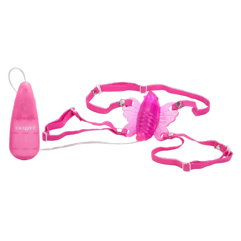 Pink Remote-Controlled Clitoral Stimulator – California Exotics Venus Butterfly Original 1