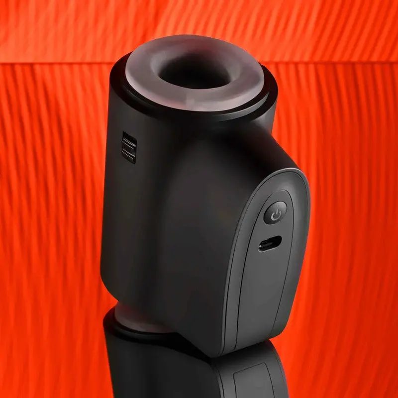 Playboy Come Along Travel-Friendly Vibrating Stroker – Compact Masturbator (Black) 1
