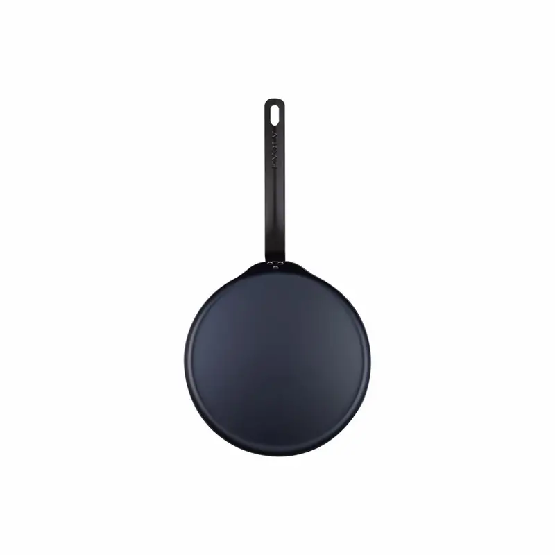 Pre-Seasoned Carbon Steel Crepe Pan – 24Cm For Perfect Thin Pancakes 1
