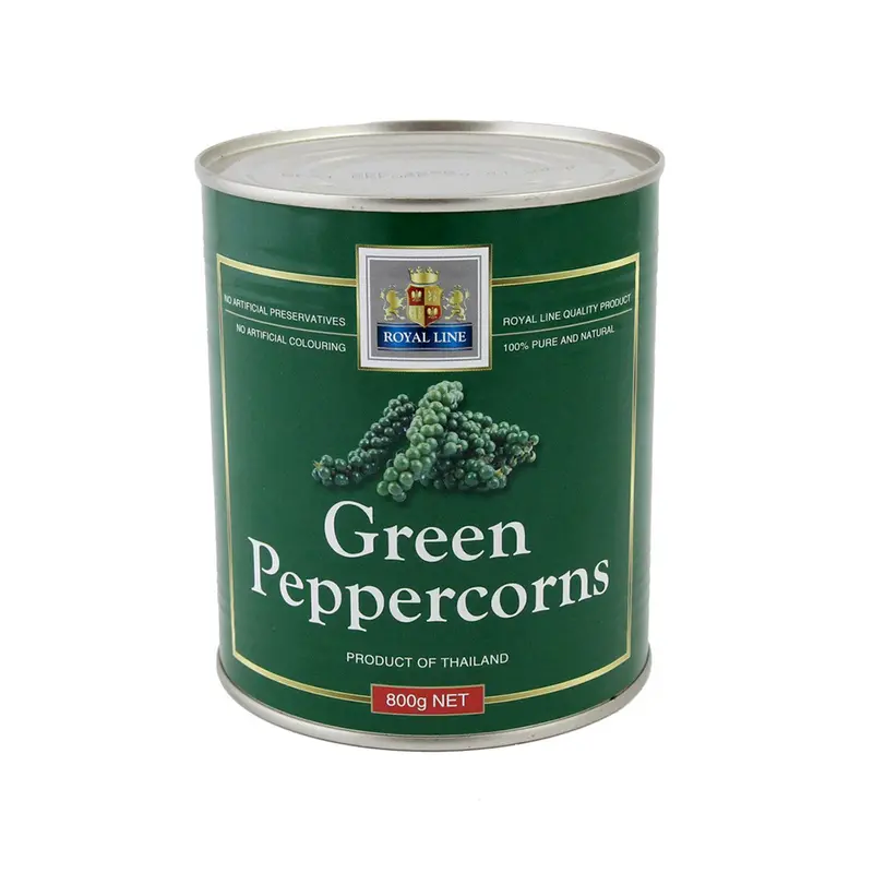 Premium Green Peppercorns In Brine – 800G Tin 1