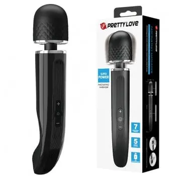 Pretty Love Super Power Heavy-Duty Wand Massager – Black 1