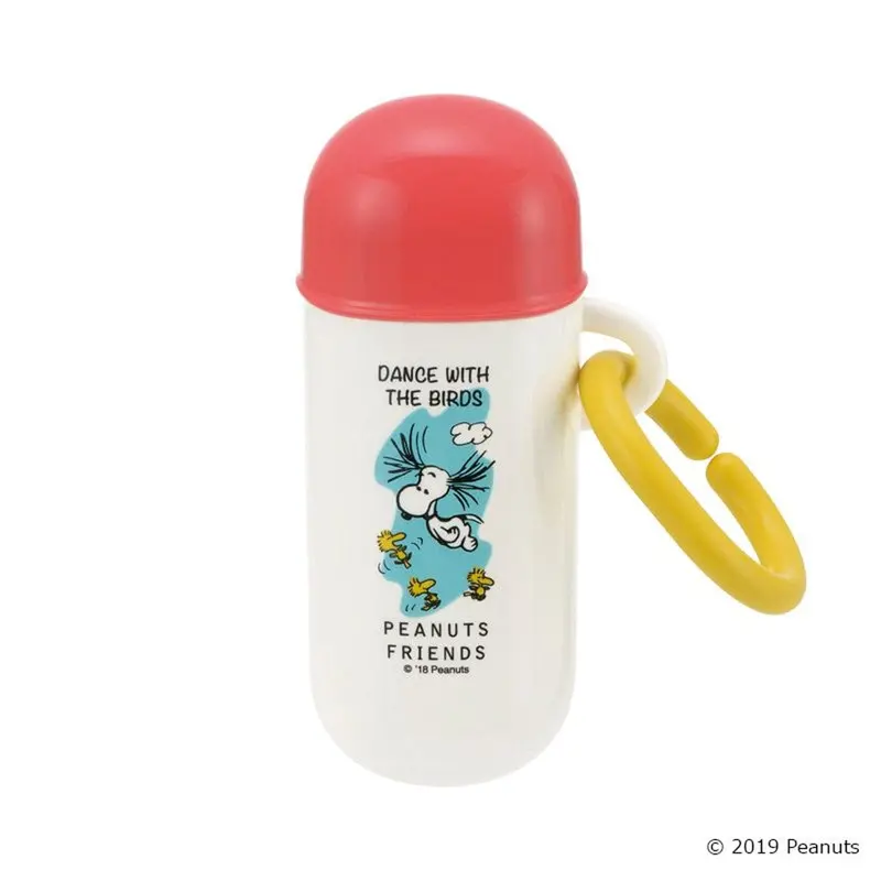 Richell Vintage Snoopy Peanut Snack Tube Container For Babies 1