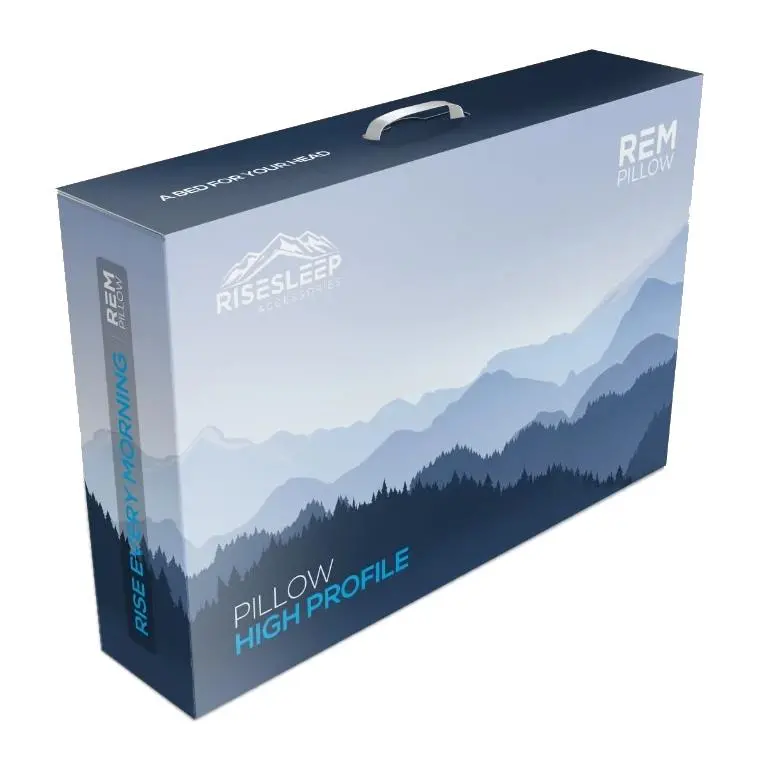 Risesleep Rem Pillow – High-Profile Support For Side And Back Sleepers 1