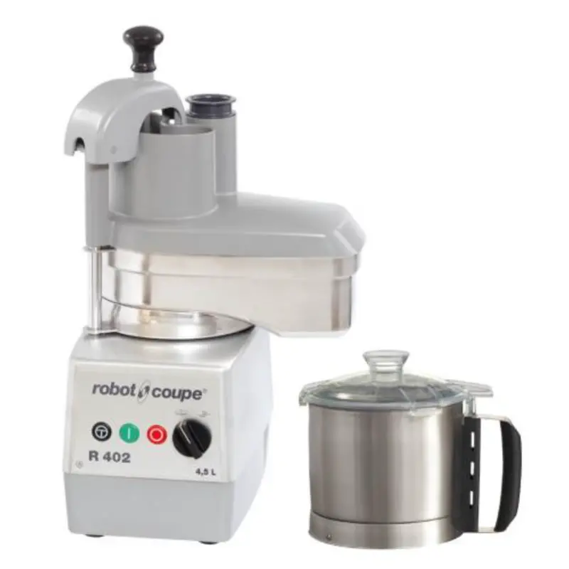 Robot Coupe R402 Commercial Food Processor – 4.5L Bowl, Dual-Speed Motor + Vegetable Head 1