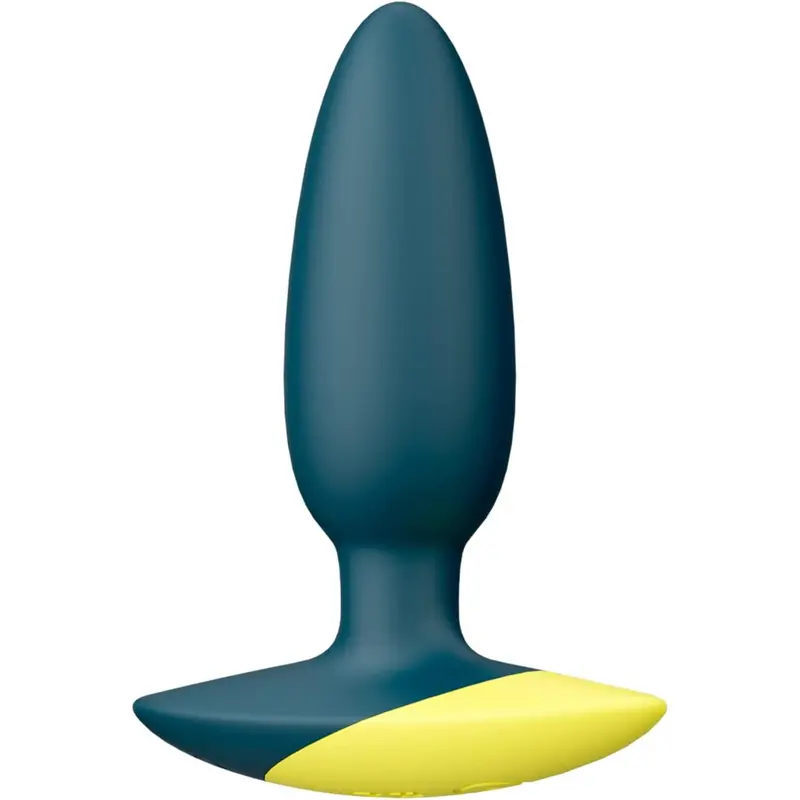 Romp Bass – Green Rechargeable Vibrating Anal Plug With Deep Rumble 1