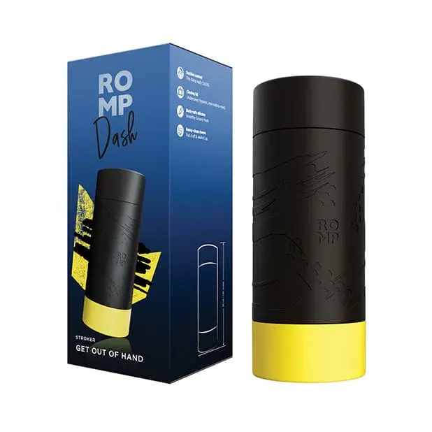 Romp Dash: Black Ultra-Smooth Stroker With Ergonomic Design 1