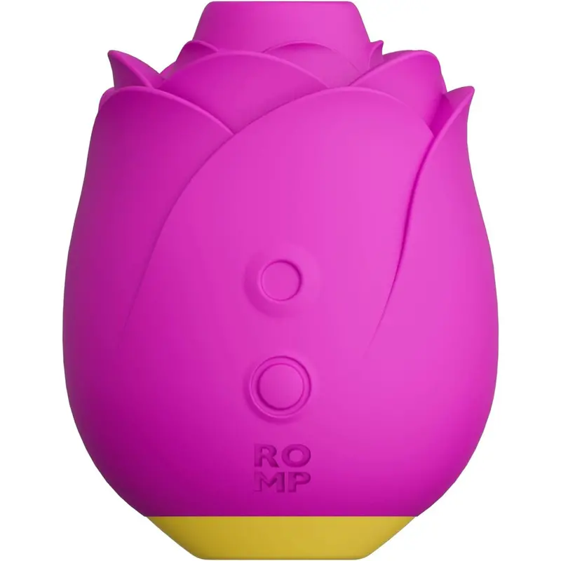 Romp Rose: Soft-Pink Air Pulse Clitoral Stimulator With Whisper-Quiet Tech 1