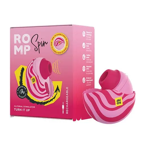 Romp Spin Clitoral Air Stimulator – Discreet Pink Pleasure Device 1