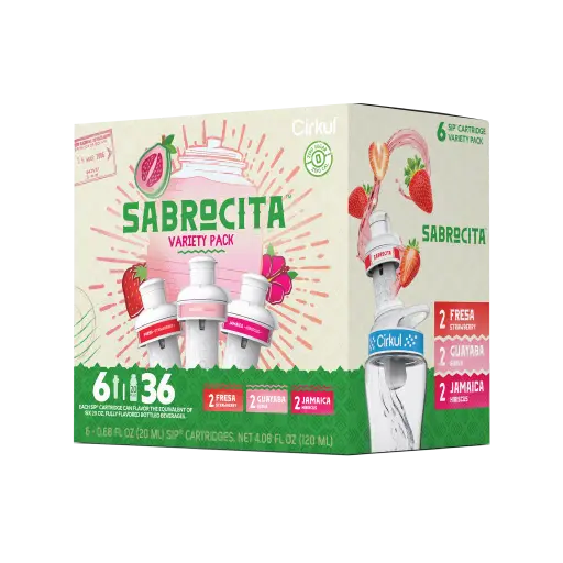 Sabrocita Flavor Cartridge Variety Pack (6-Pack) – Base Edition 1