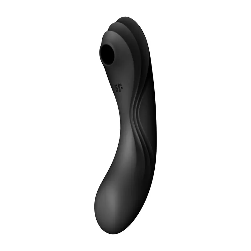 Satisfyer Curvy Trinity 4 — Insertable Air Pulse & G-Spot Vibrator (Black) 1