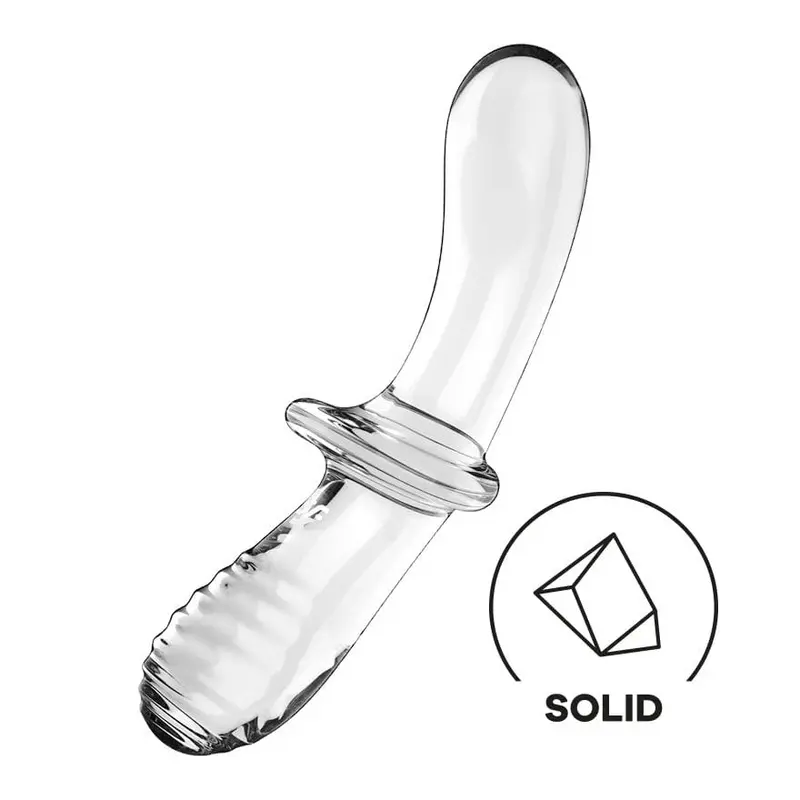Satisfyer Double Crystal Glass Dildo – Clear 1